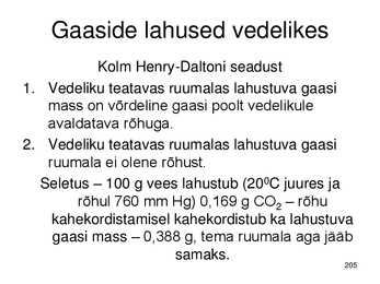 Keemiakursuse kokkuvõte #205
