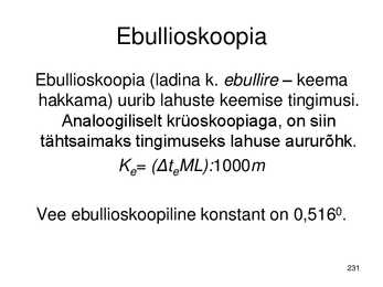 Keemiakursuse kokkuvõte #231