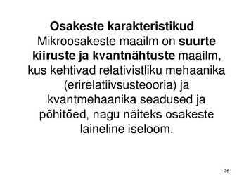 Keemiakursuse kokkuvõte #26