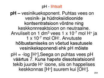 Keemiakursuse kokkuvõte #254