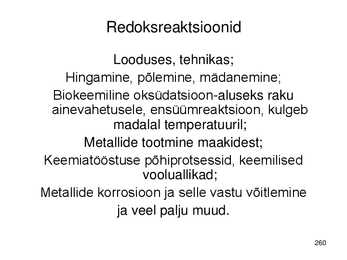 Keemiakursuse kokkuvõte #260