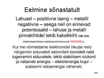 Keemiakursuse kokkuvõte #263