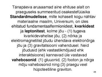 Keemiakursuse kokkuvõte #28