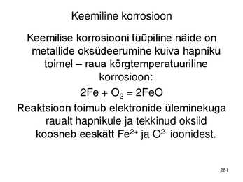 Keemiakursuse kokkuvõte #281