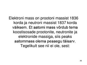 Keemiakursuse kokkuvõte #36