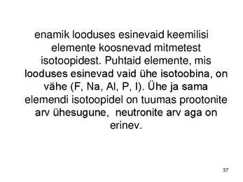 Keemiakursuse kokkuvõte #37