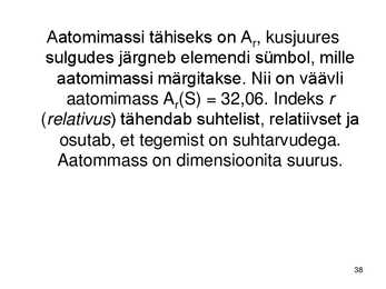 Keemiakursuse kokkuvõte #38