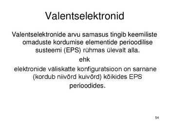 Keemiakursuse kokkuvõte #54