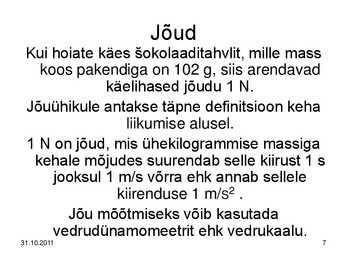 Keemiakursuse kokkuvõte #7