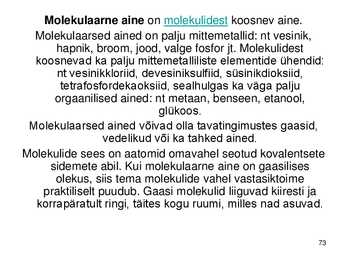 Keemiakursuse kokkuvõte #73