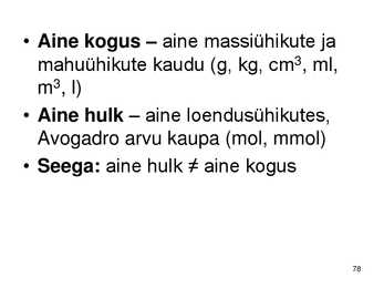 Keemiakursuse kokkuvõte #78