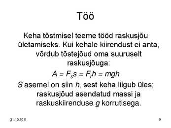Keemiakursuse kokkuvõte #9