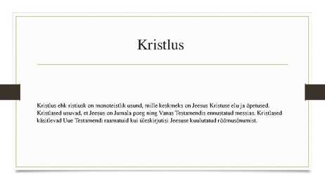 Kristlus #2