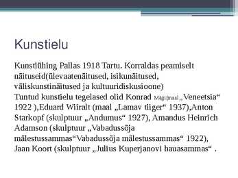 Kultuur kahe maailmasõja vahelisel perioodil #7