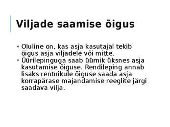 Üürileping ja rendileping #6