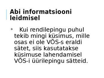 Üürileping ja rendileping #10