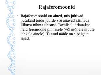 Hormoonid-feromoonid-allelomoonid #12