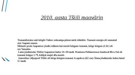 Tšiili maavärina esitlus #7