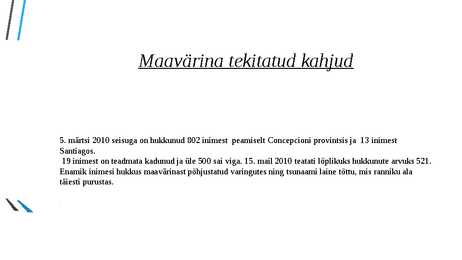 Tšiili maavärina esitlus #9