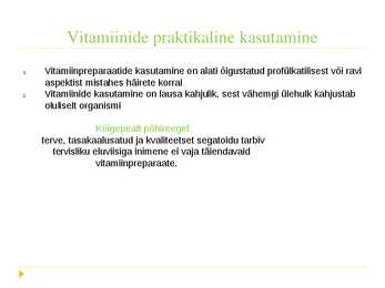 VITAMIINID #11