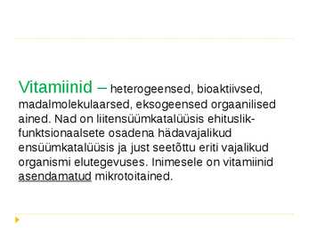 VITAMIINID #3