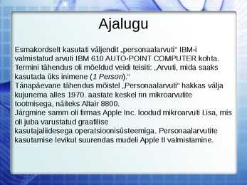 Personaalarvuti #2