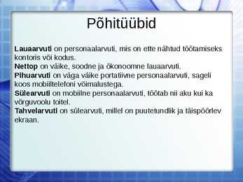 Personaalarvuti #3