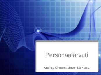 Personaalarvuti