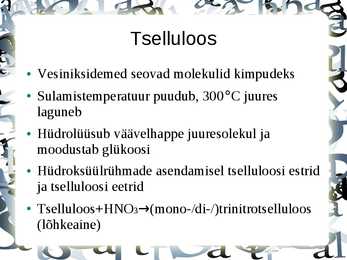 Polüsahhariidid #5