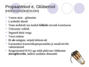 Tuntumad alkoholid #9