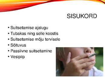 Suitsetamine noores eas #2