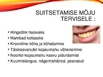 Suitsetamine noores eas #6