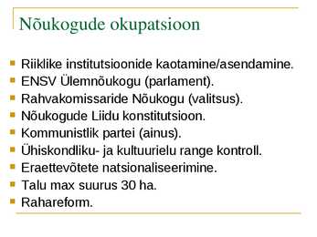 Eesti II maailmasõja ajal #6