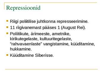 Eesti II maailmasõja ajal #7
