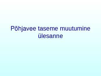 Põhjavesi #29