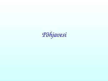 Põhjavesi
