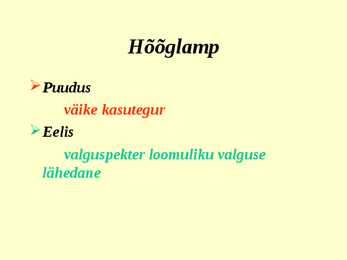 Keskkonna ergonoomika #6