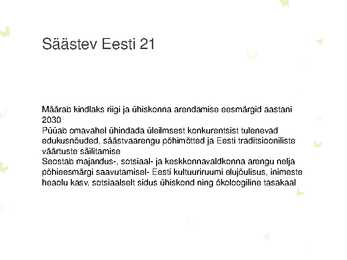 Säästev areng ja keskkonnapoliitika #7