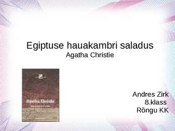 Egiptuse hauakambri saladus