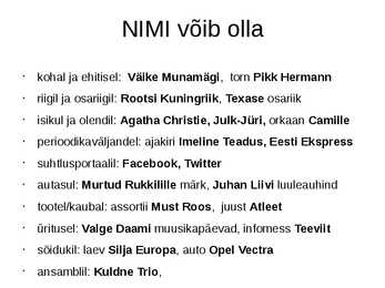 Suur ja väike algustäht #2