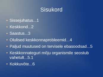 Keskkond ja jäätmemajandus #2