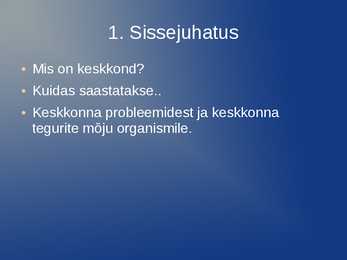 Keskkond ja jäätmemajandus #3