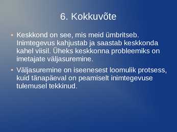 Keskkond ja jäätmemajandus #9