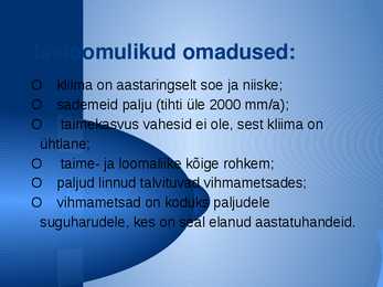 Mille poolest erineb poolkõrbe ja kõrbe loodusvöönd Eesti loodusvööndist #3