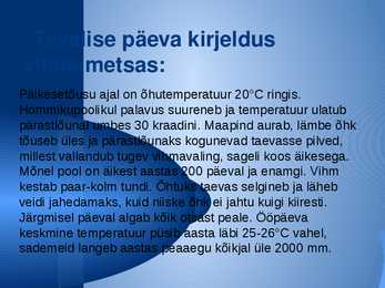 Mille poolest erineb poolkõrbe ja kõrbe loodusvöönd Eesti loodusvööndist #5
