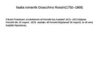 Romantism muusika #4