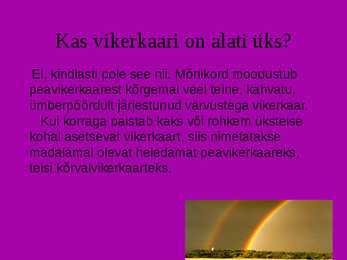 Vikerkaar #9