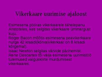 Vikerkaar #10