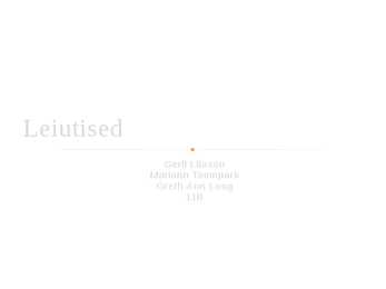 Leiutised