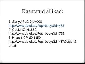 Projektorid Rivo #6